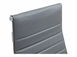 Dudeco Silla de Oficina Kolumbus en Piel Natural Gris Sale