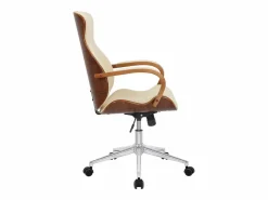 Dudeco Silla de Oficina Melilla Nogal y Crema Discount
