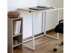 DUPI Escritorio de Ordenador Plegable PRACTIC 100 x 50 cm (Taupe) Marru00f3n Best