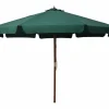 Garden Furniture Sombrilla|Eastvale Sombrilla de jardín con palo de madera verde 330 cm
