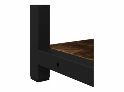 Garden Furniture Columna De Baño|Edmondo Armario con espejo baño madera roble ahumado 60x16x60 cm