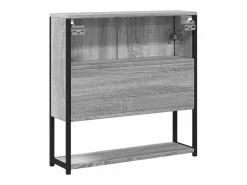 Edmondo Armario con espejo de baño madera Sonoma 60x16x60 cm^Garden Furniture Hot