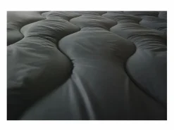 Edredón Bicolor 240 x 260 cm Blanco Gris Cálido 100% Poliéster^