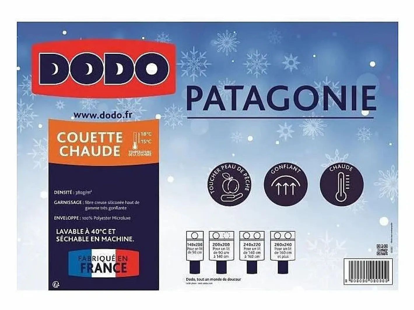 Edredón cálido Patagonia - 240x260 cm^DODO