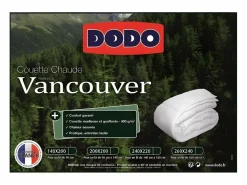 DODO Edredón cálido Vancouver 140x200 cm 400g/m² Blanco Discount