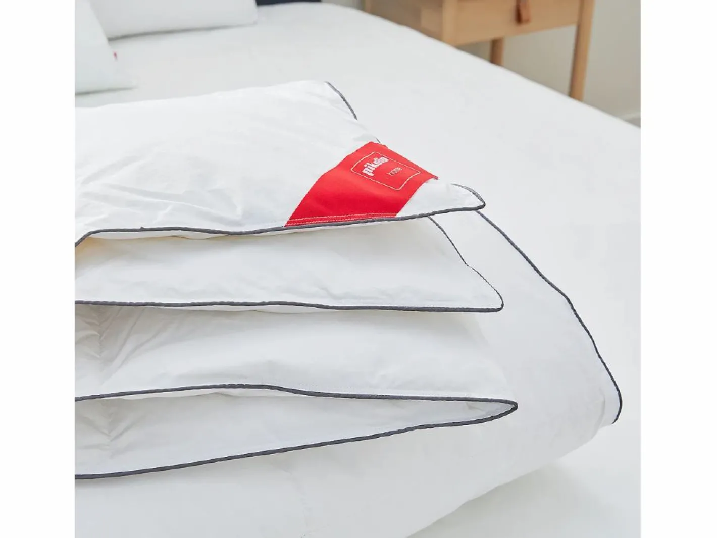 PIKOLIN Edredón Nórdico Premium 140x200cm| 96% Plumón| Invierno| Cama 60/70 Blanco Online