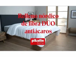 PIKOLIN Edredón Nórdico|Edredón Nórdico 180x220cm|2x1|PKH Microfibra|4 estaciones|Cama 100/105