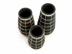 Bazar Bizar El Jarrón Cutie - Natural - S Negro Clearance