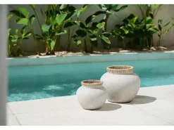 Bazar Bizar Jarrón|El Jarrón Styly - Hormigón Natural - L