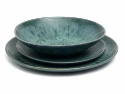 Bazar Bizar El Plato De Ensalada Aqua Azul Sale