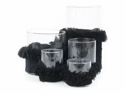 Bazar Bizar El Portavelas Oh My Gee - Terciopelo - L Negro Discount