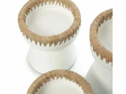 Bazar Bizar El Portavelas Pretty - Blanco Natural - M Multicolor Outlet