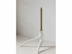 Bazar Bizar El Portavelas Triple Twig - Blanco Discount