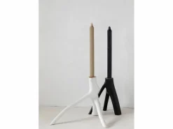 Bazar Bizar El Portavelas Triple Twig - Blanco Discount