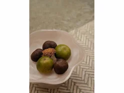 El Soporte De Frutas Orgánico De Resina - Rosa Blanco^Bazar Bizar Discount