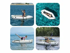 Embarcación Hinchable - ORYXEARTH - Packraft-TPU - 210x90x40cm - Máx 150kg - Deportes Acuáticos^ Outlet