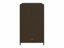 Garden Furniture Emma Louise Armario de almacenaje de jardín ratán PE marrón 83x45x76 cm Marru00f3n Sale