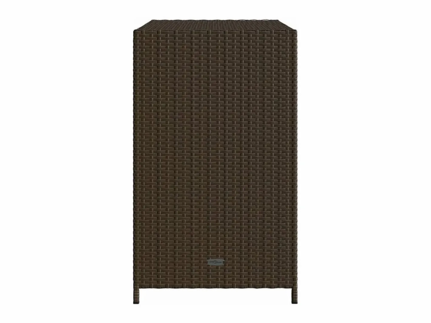 Garden Furniture Emma Louise Armario de almacenaje de jardín ratán PE marrón 83x45x76 cm Marru00f3n Sale