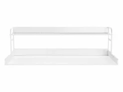 Encimera de Lavadora-Secadora SucceBuy, 137x69 CM con Estante de 2 Niveles con Almohadillas Antideslizantes y Funda de Protección para Ropa Resistente al Agua Blanco Sale