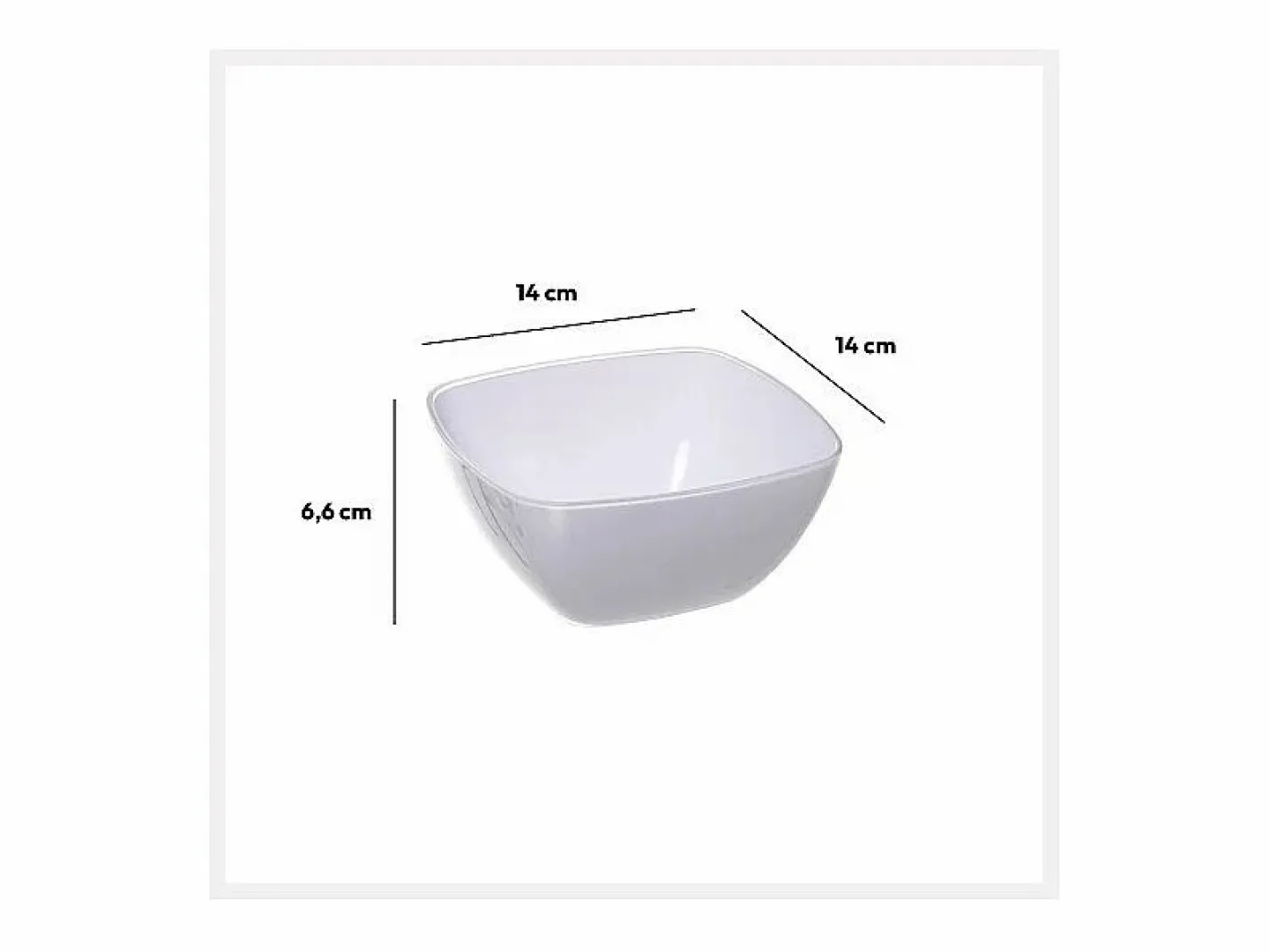 Ensaladera de cerámica blanca de 25 cm.^5five Discount