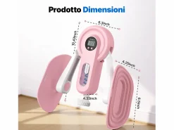 MERACH Aparato De Musculación|Entrenador de Piernas 2 en 1 , Ángulo Ajustable, LED, Pantalla de Doble Escala, Indicador de Presión, 2 Niveles de Resistencia, Portátil,