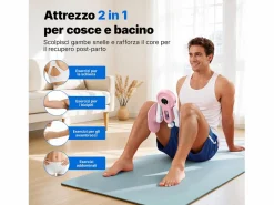 MERACH Aparato De Musculación|Entrenador de Piernas 2 en 1 , Ángulo Ajustable, LED, Pantalla de Doble Escala, Indicador de Presión, 2 Niveles de Resistencia, Portátil,
