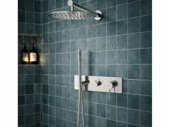 Essebagno Columna De Ducha|Envol columna de ducha empotrada mecánica cromada