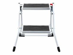 Escalón-Escalera SucceBuy 2 Peldaños Plegable 3 Alturas Ajustables Carga Máxima 150 kg - Seguro y Estable para Trabajos en Altura^ Online