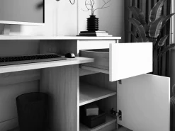 Escritorio 2 cajones, 2 puertas, 5 estantes, , 135 x 77 x 50 cm^ Best