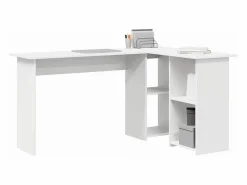 Clicnbuy Escritorio 142 x 102 x 73 cm Madera contrachapada Blanco Hot