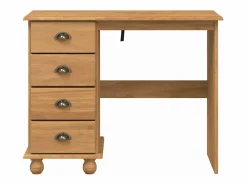 vidaxl Escritorio Secreter|Escritorio ASKIM Marrón 95 x 40 x 75 cm Madera de pino macizo