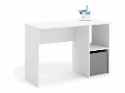Mesa De Ordenador|Escritorio 120x55x80 cm con 2 Estantes – Diseño Moderno y Funcional para Oficina, Estudio o Dormitorio Juvenil