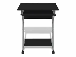 Escritorio compacto de ordenador con bandeja de teclado^Clicnbuy Clearance