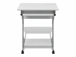 Clicnbuy Mesa De Ordenador|Escritorio compacto de ordenador con bandeja de teclado