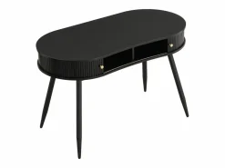 Vente-unique Escritorio con 2 puertas correderas en color - SEVATO Negro Online