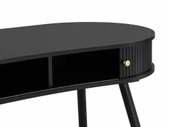 Vente-unique Escritorio con 2 puertas correderas en color - SEVATO Negro Online