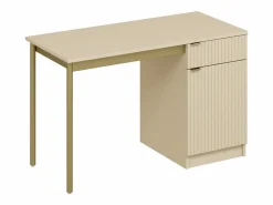 Escritorio con almacenamiento en MDF y metal y dorado - MILIAKI de Pascal Morabito^Vente-unique Outlet