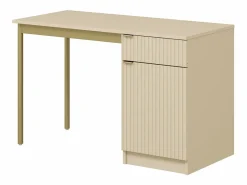 Escritorio con almacenamiento en MDF y metal y dorado - MILIAKI de Pascal Morabito^Vente-unique Outlet