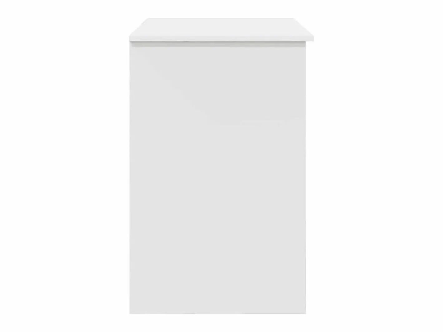 vidaxl Escritorio con cajón 90 x 49 x 75 cm Madera de ingeniería Blanco Clearance