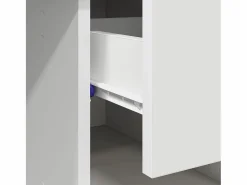 vidaxl Escritorio con cajón 90 x 49 x 75 cm Madera de ingeniería Blanco Clearance