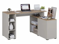 Vicco Escritorio de esquina cachemira 135x110x75.5 rudy Beige Outlet