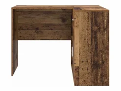 vidaxl Escritorio Rinconero|Escritorio de Esquina con cajón Madera vieja 102 x 88 x 75 cm