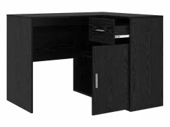 Clicnbuy Escritorio Rinconero|Escritorio de Esquina con cajón Roble 102 x 50 x 75 cm
