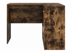 Escritorio de Esquina con cajón Roble ahumado 102 x 88 x 75 cm^vidaxl Discount