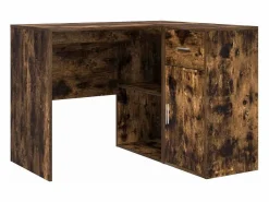 Escritorio de Esquina con cajón Roble ahumado 102 x 50 x 75 cm^Clicnbuy Clearance
