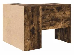 Escritorio de Esquina con cajón Roble ahumado 102 x 50 x 75 cm^Clicnbuy Clearance