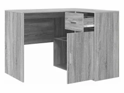 Clicnbuy Escritorio de Esquina con cajón sonoma 102 x 50 x 75 cm Gris Sale