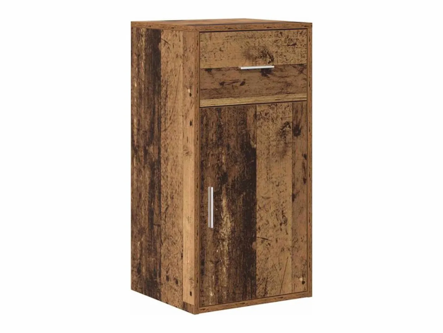 Clicnbuy Escritorio Rinconero|Escritorio de Esquina con cajón Madera vieja 102 x 50 x 75 cm