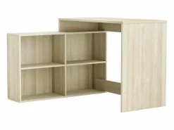 Escritorio de esquina contemporáneo decorado en roble Shannon - L 112 cm^DKD Home decor Clearance