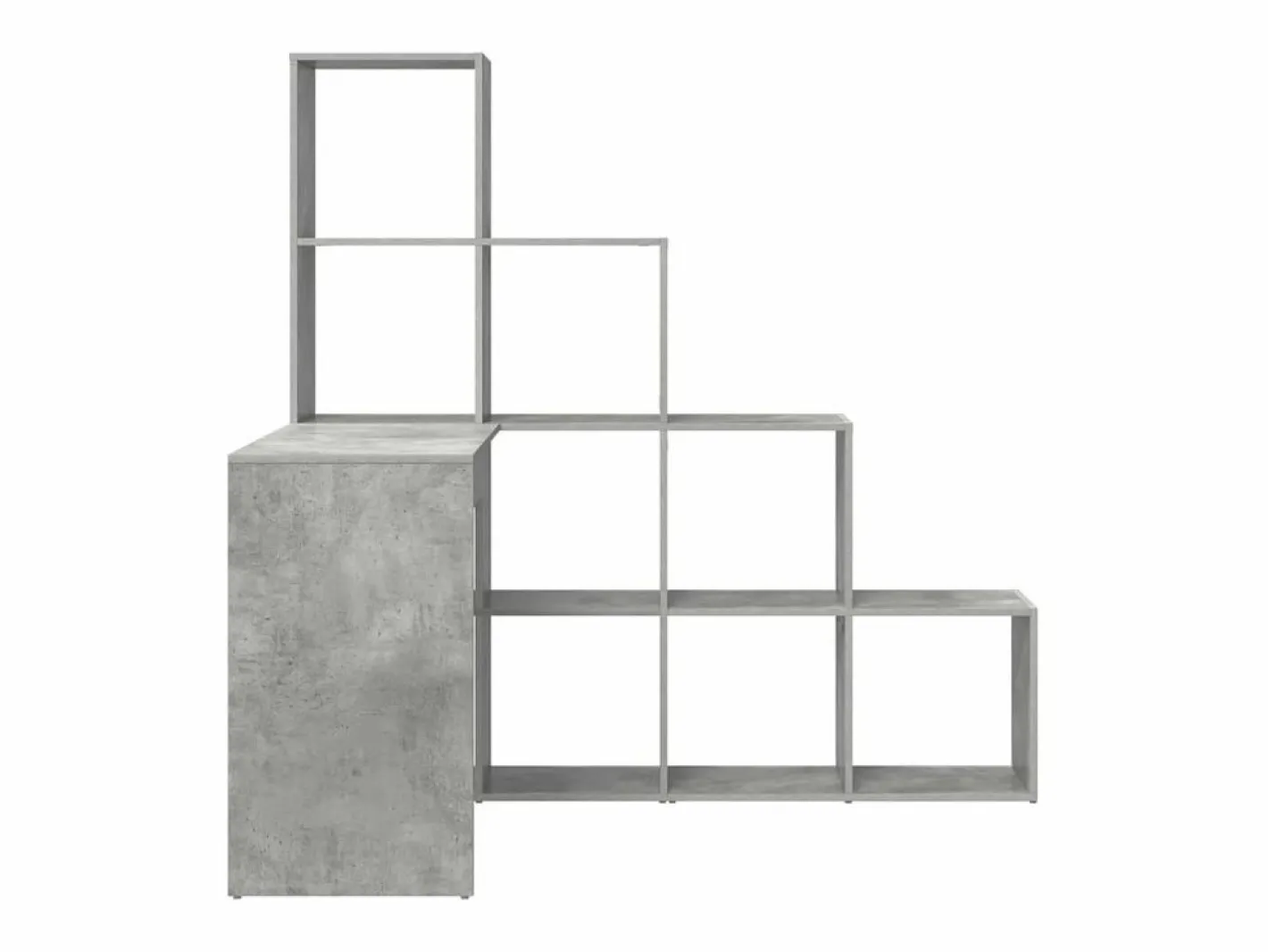 Escritorio de Esquina hormigón 101.5 x 149.5 x 149.5 cm^Clicnbuy New